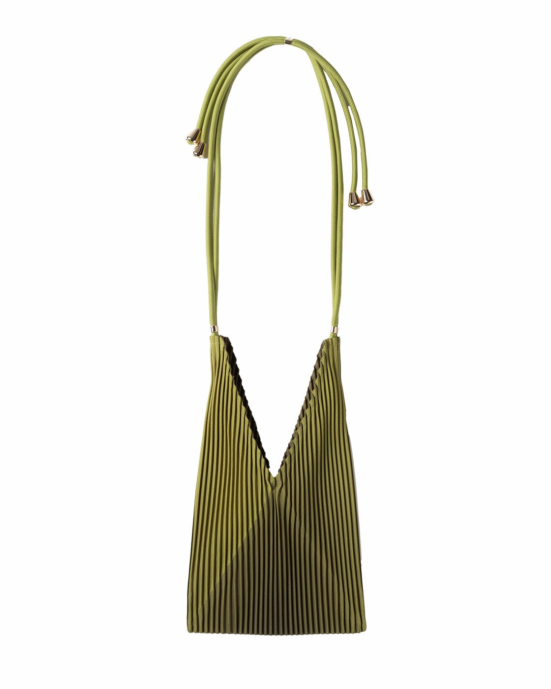 Mini bag in raso plissettato