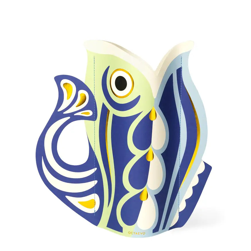 Vaso di carta pesce