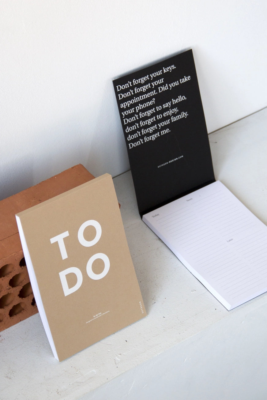 Notebook TO DO