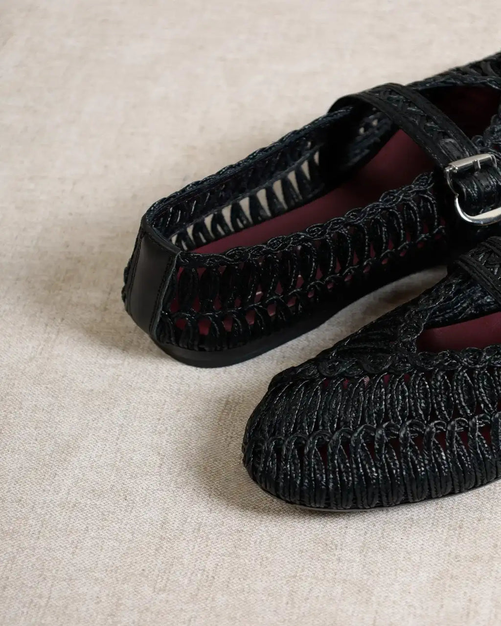 Ballerine in rafia