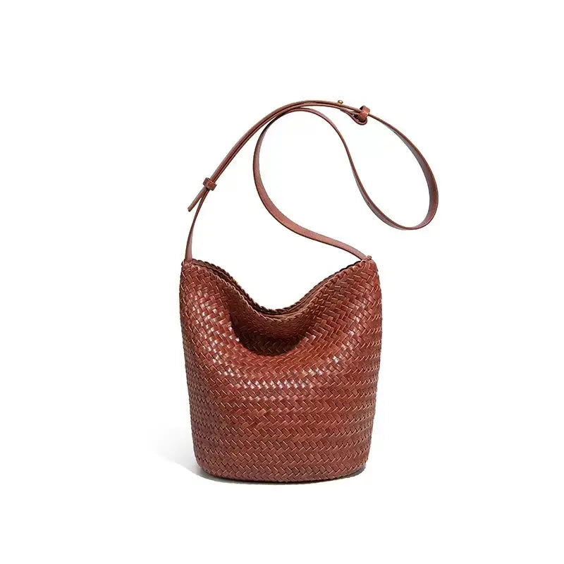 Borsa a tracolla intrecciata
