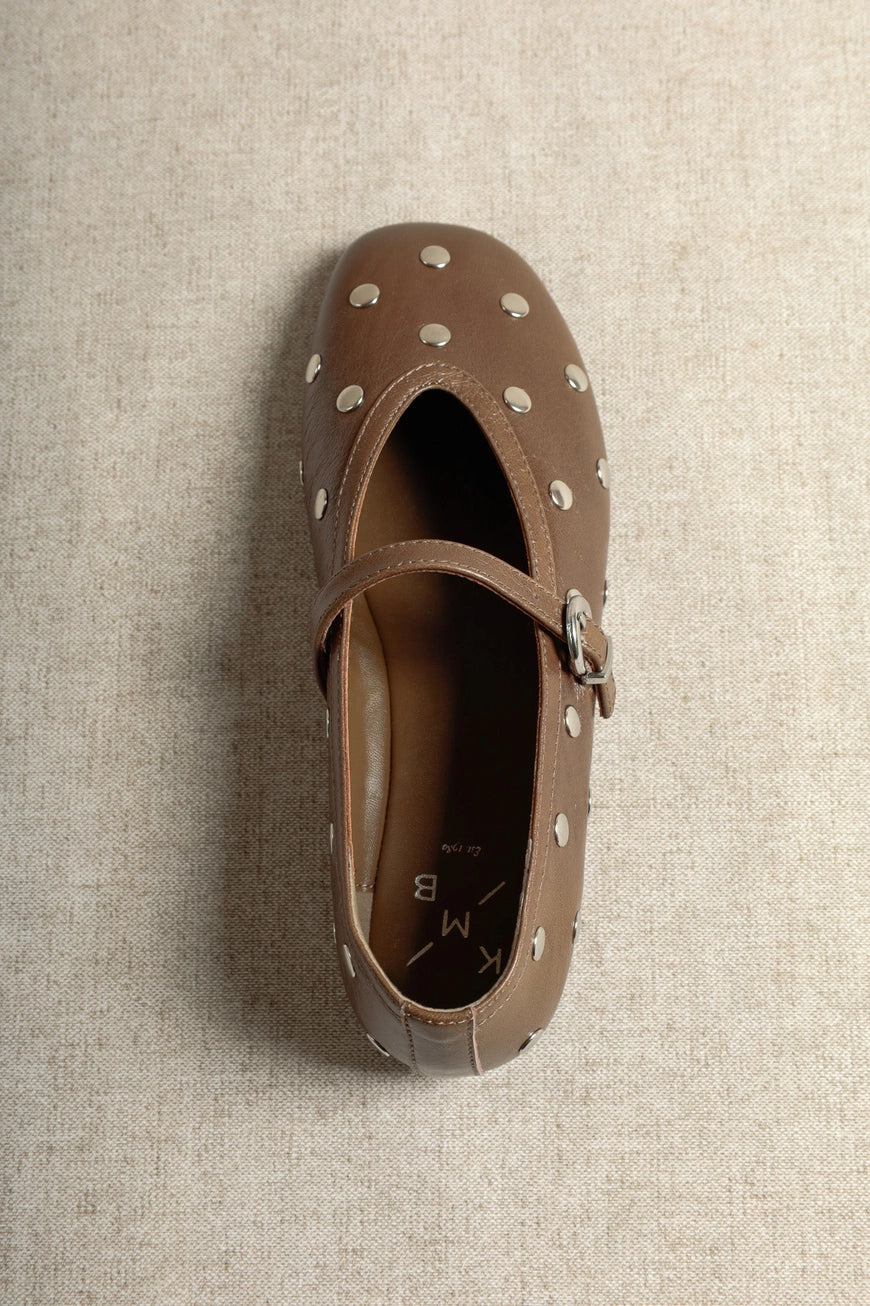 Ballerine Mary Jane con borchie