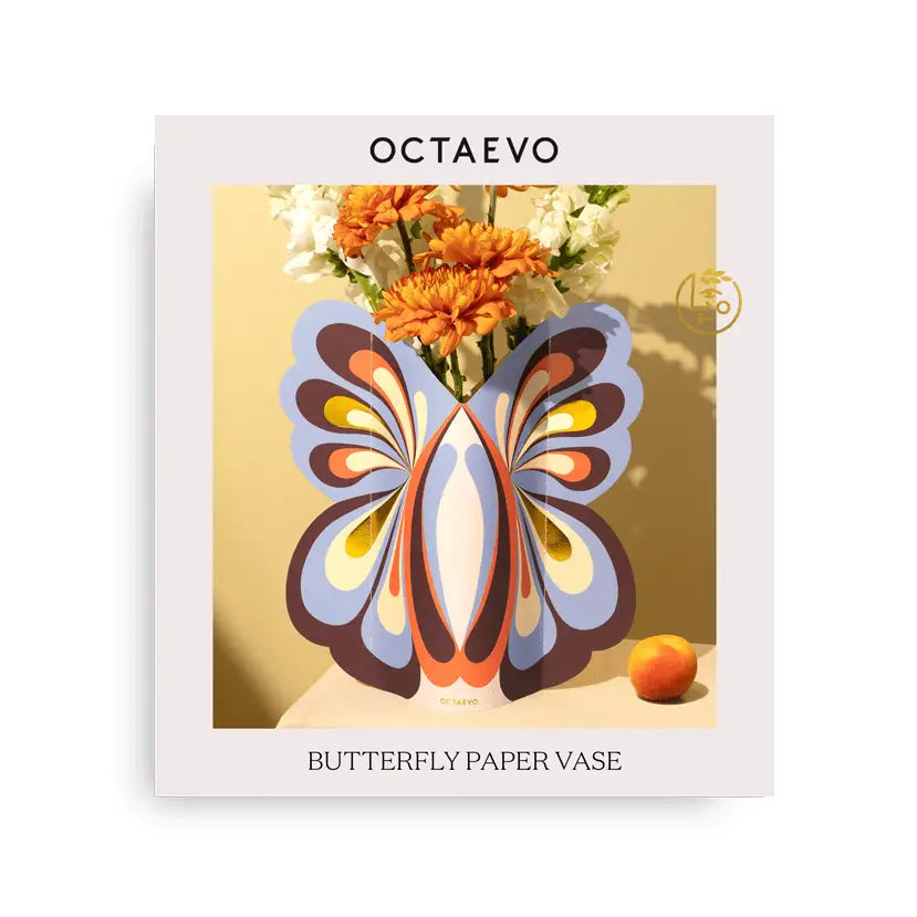 Vaso di carta farfalla