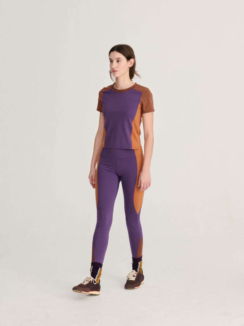Top sportivo multicolor