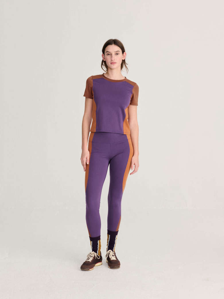 Top sportivo multicolor