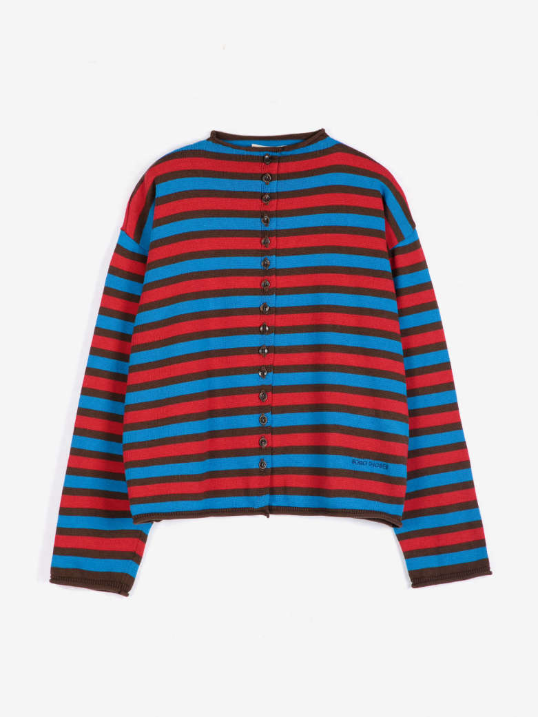 Cardigan a righe