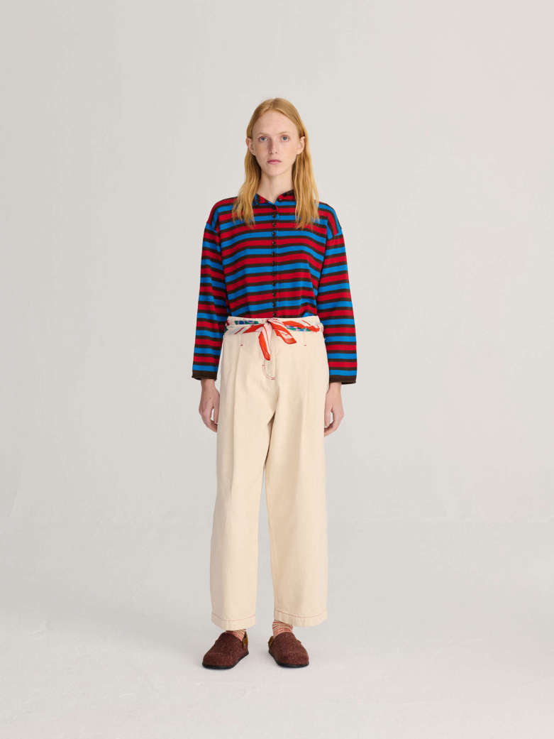 Cardigan a righe