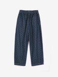 Jeans a uovo con stampa