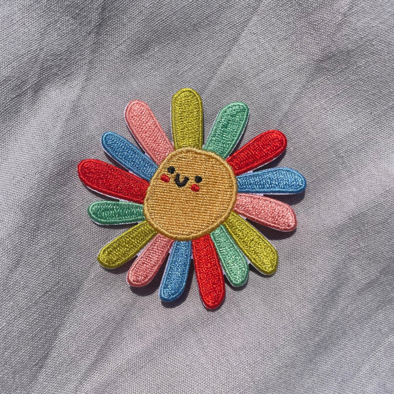 Toppa termoadesiva fantasia fiore