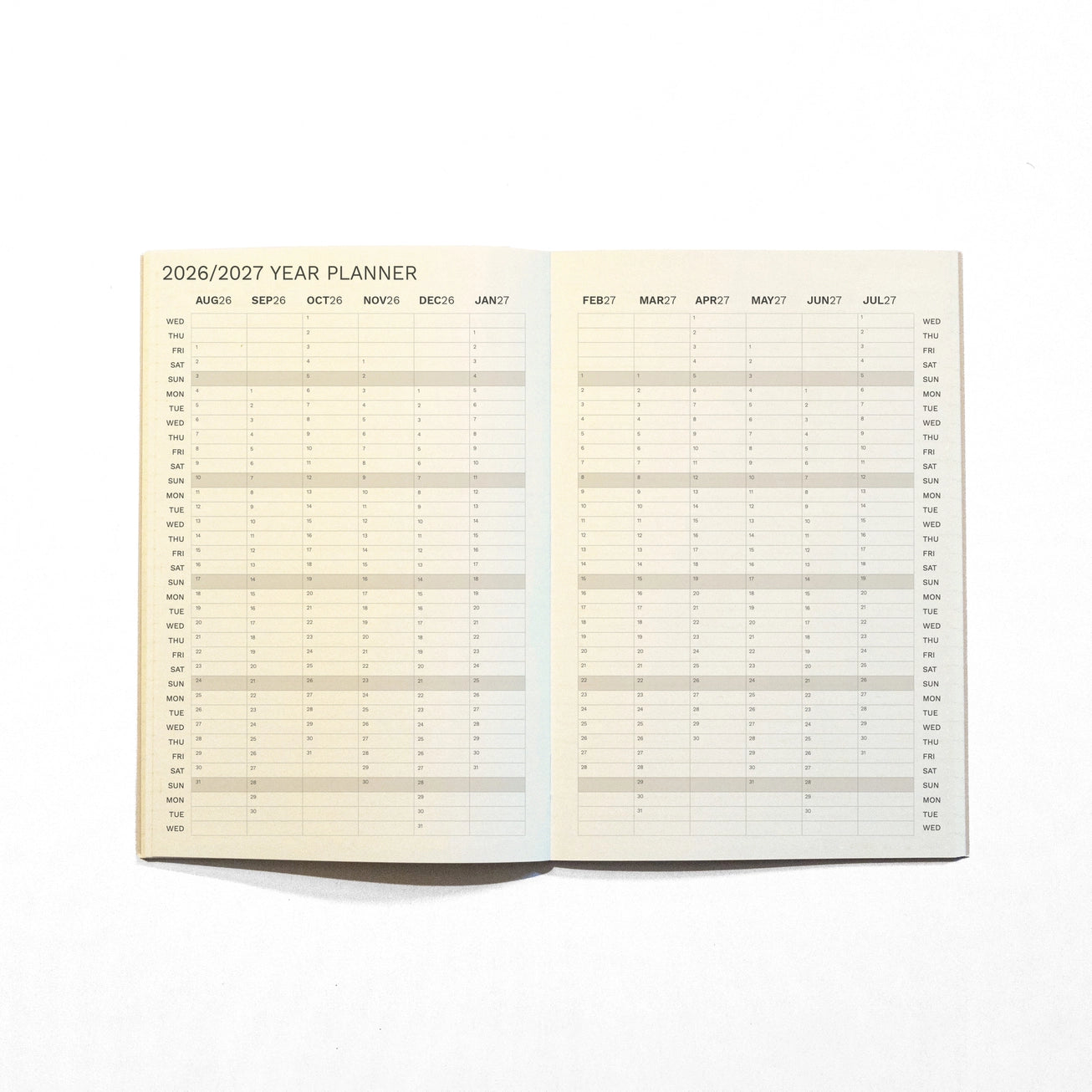 Piccolo planner mensile 2026-2027 A5