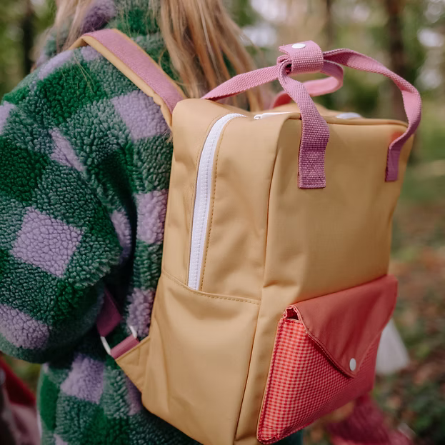Zaino medio color block