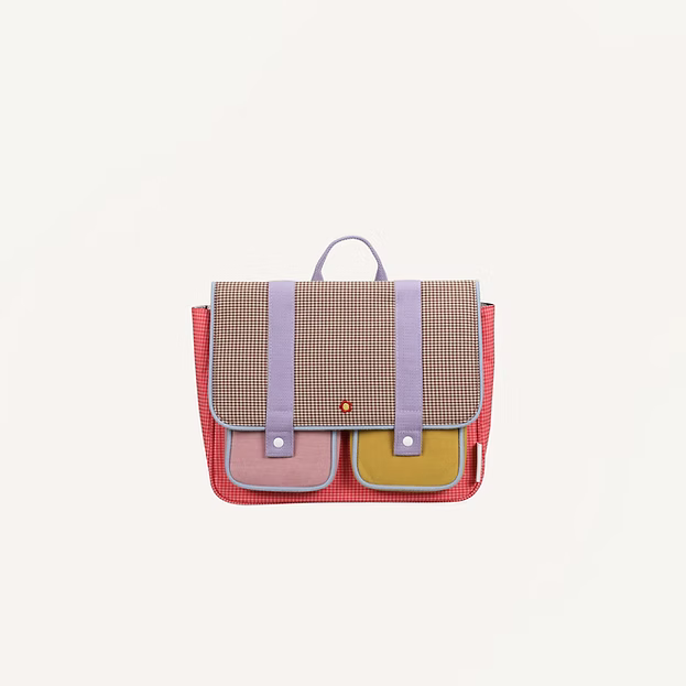 Cartella scuola per bambini color block