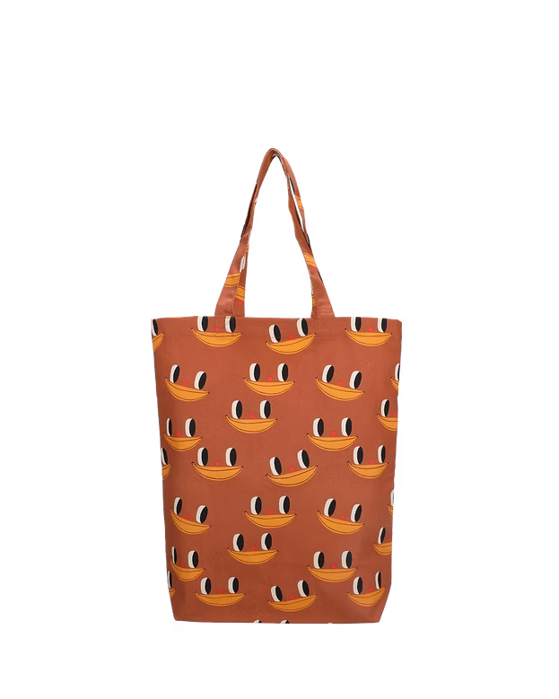 Shopper in cotone stampa banane