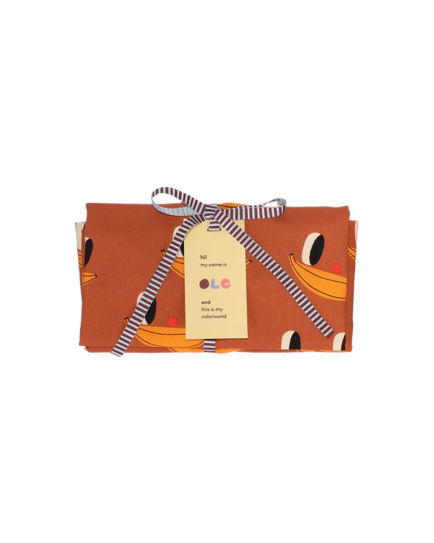 Shopper in cotone stampa banane