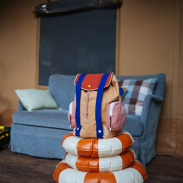 Zaino avventure color block
